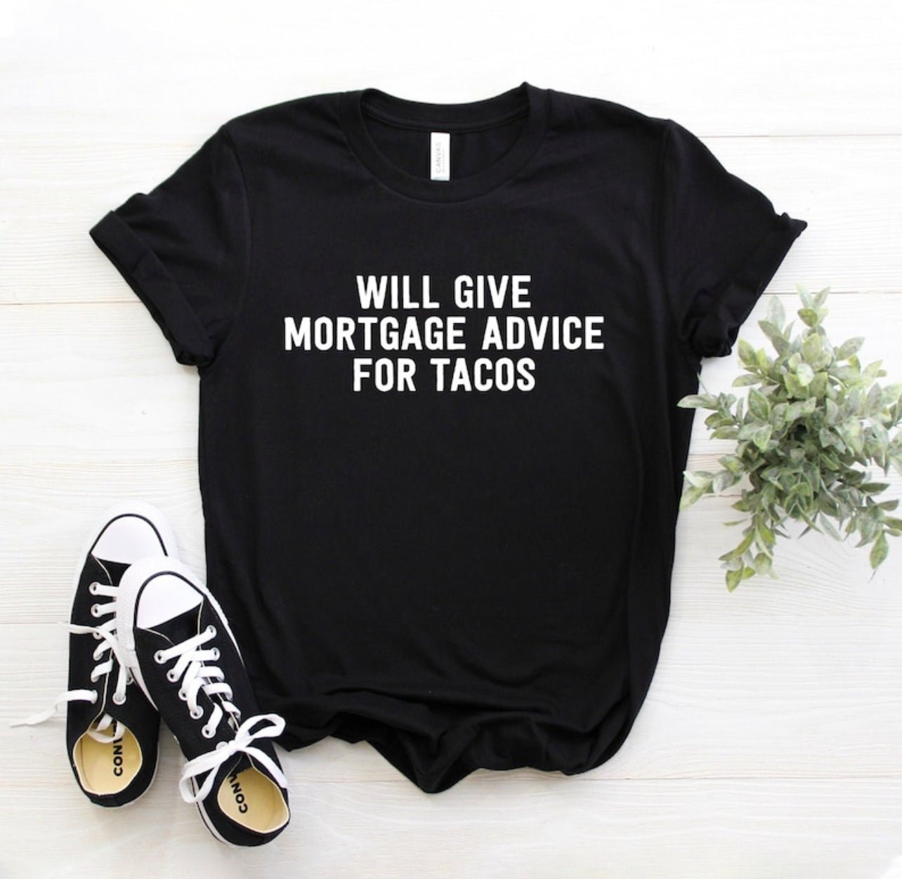 Will give mortgage advice for Tacos